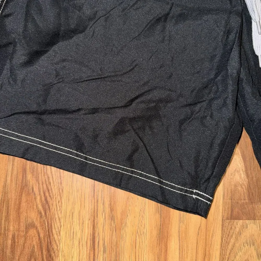 True Religion Lined Board Shorts Men’s Size XL Black NWT MSRP $99